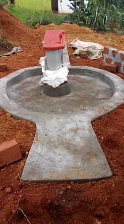 The finished well
