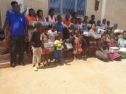 Group photo of those families you helped with your donations