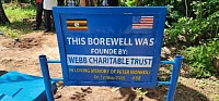 New well for a community near Kampala, Uganda