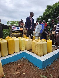 Kalagala Gamba, Uganda, Africa gets a new well from Jireh Africa Missions